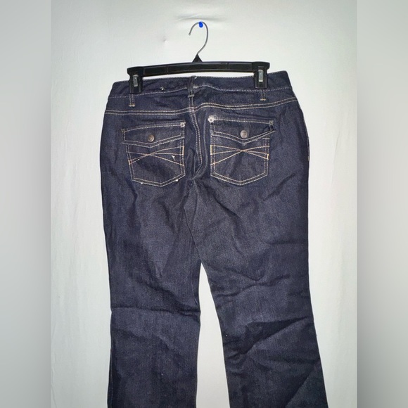 NWT Loft Dark Denim Bootcut Low-rise Jeans - Picture 7 of 9